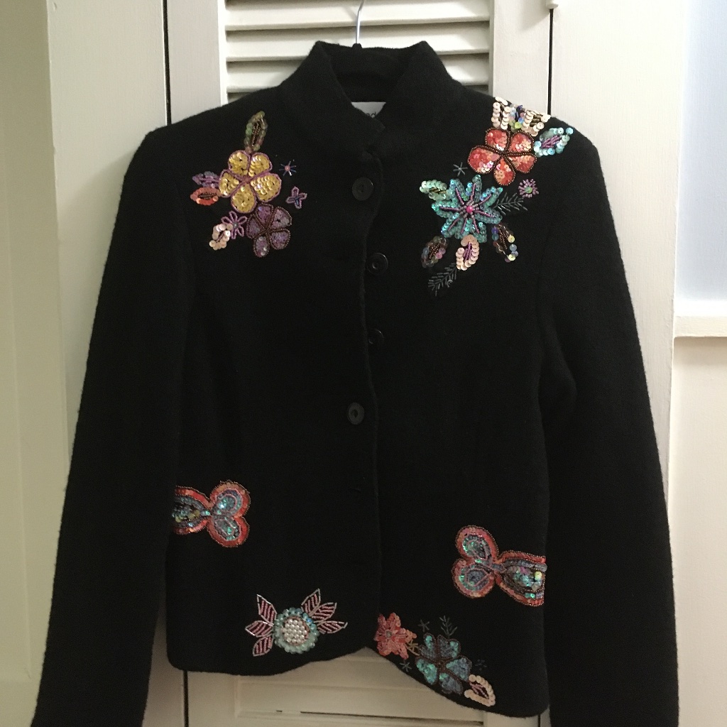 Wool Sequin Jacket
